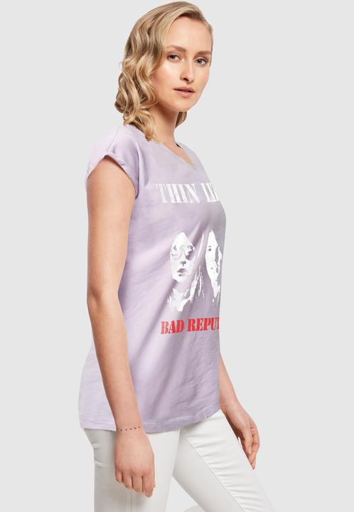 Produktbild Merchcode Ladies Thin Lizzy - TL Bad Reputation Extended Shoulder Tee - 181495 (M)
