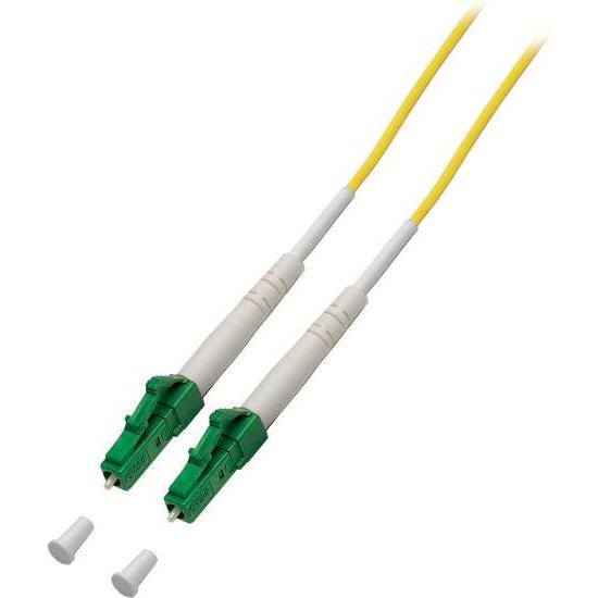 EFB Elektronik EFB Simplex LC/APC-LC/APC9/125,OS2,LSZH,gelb,2.0mm,15m (CAT6, 15 m), Netzwerkkabel