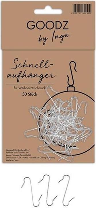 Inge’s Glas Christmas Decor S-Haken (50-teilig)