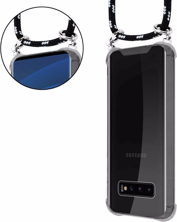 Produktbild Cadorabo TPU Handy Kette SILBER Cover