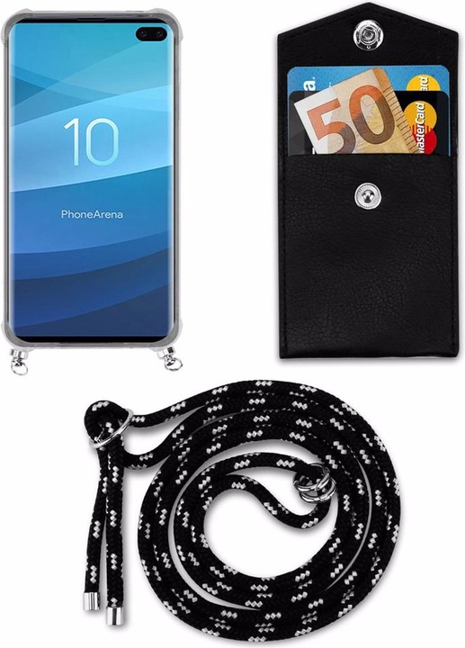 Produktbild Cadorabo TPU Handy Kette SILBER Cover