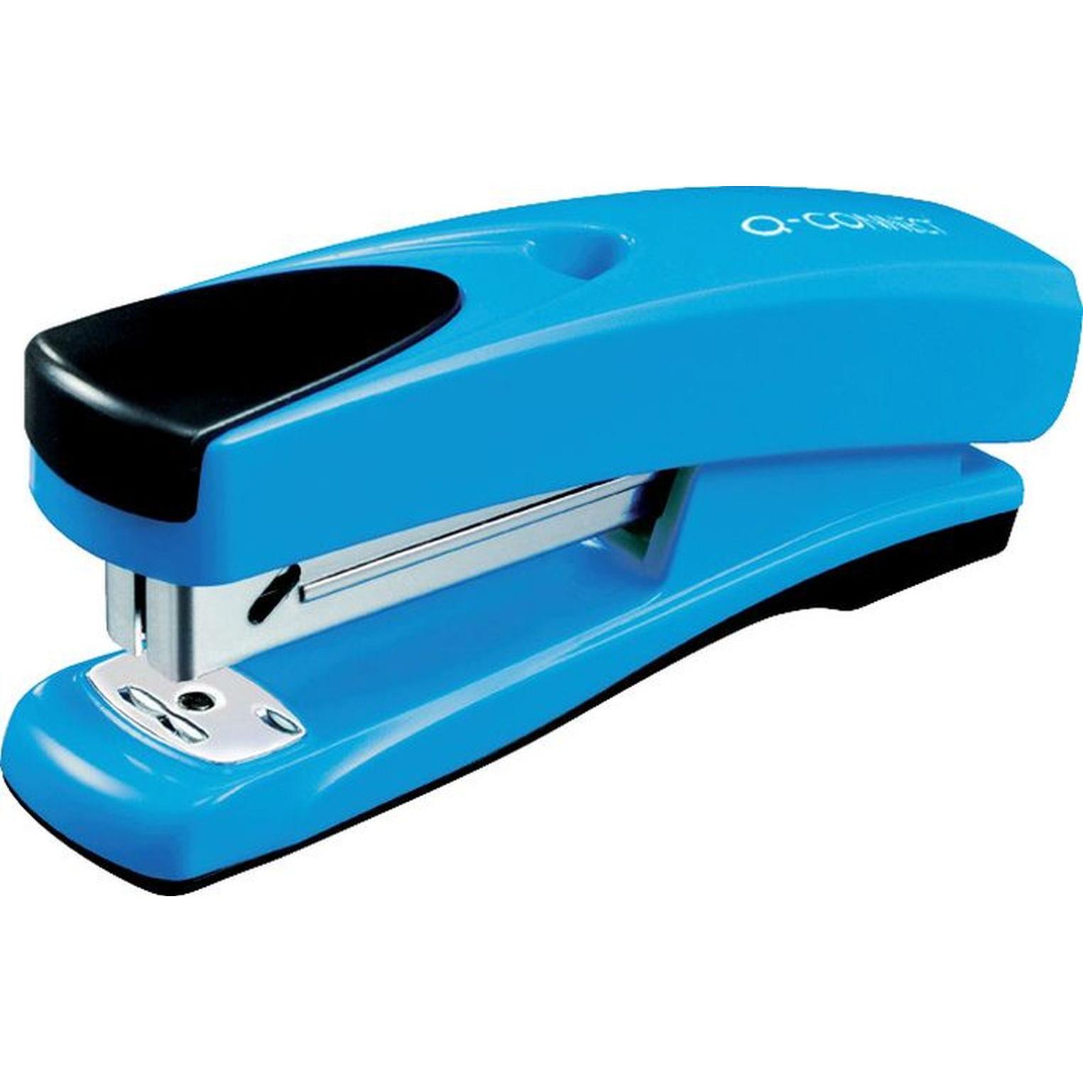 Q-Connect, Heftgerät, Heftgerät aus Kunststoff blau (20 Blätter)