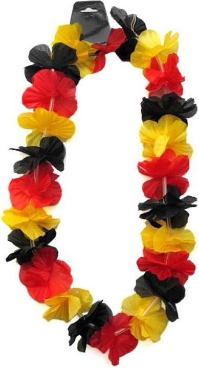 Actual product image Magni Hawaiian necklace Germany w. cardboard heart, 3-fold assorted (1 pcs.)