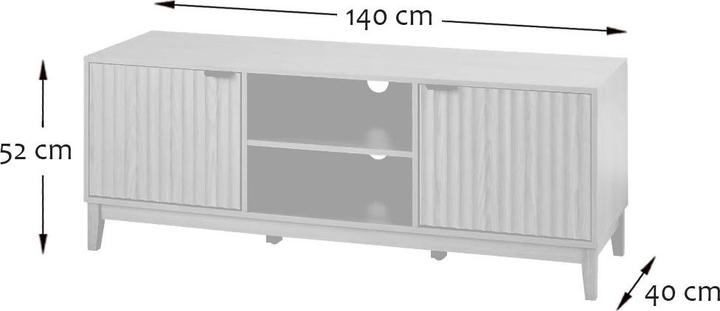 Produktbild CaliCosy Bologne (140 x 40 x 52 cm)