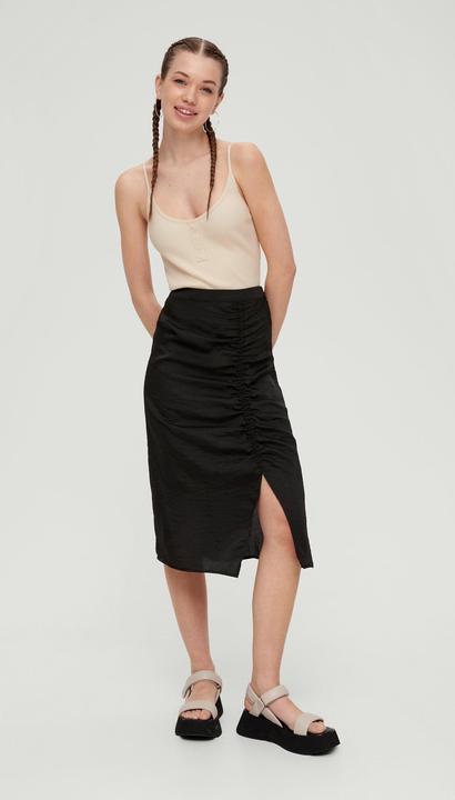 Actual product image s.Oliver Strickpullunder Crop Top aus Viskosemix (L)
