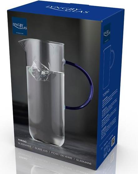 Produktbild Lyngby Karaffe Torino Blau, 1.1 Liter (1.10 l)