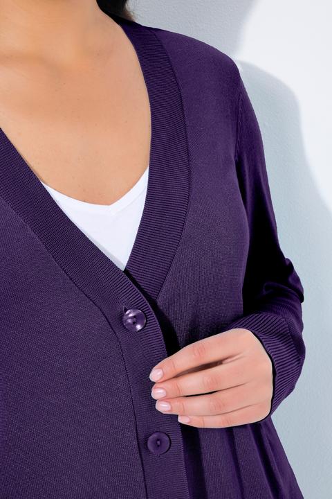 Actual product image Ulla Popken Classic Button Cardigan Sweater (50, 52)