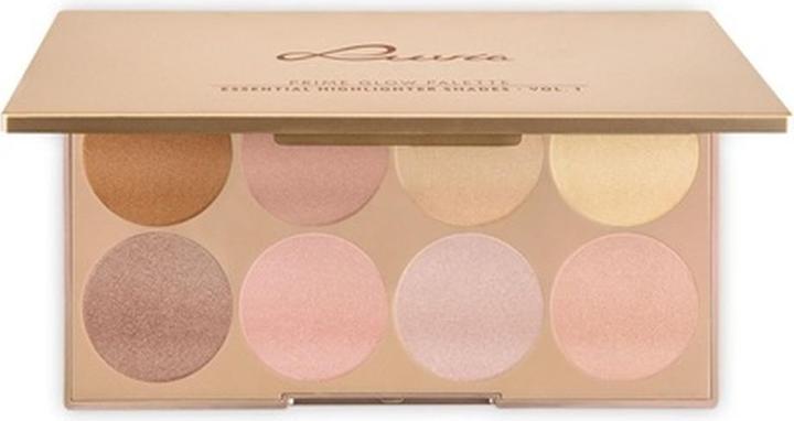 Luvia Cosmetics Luvia Prime Glow Vol.1 Highlighter Palette Makeup - Vegan (Champagner, Highlighter, 149 g)