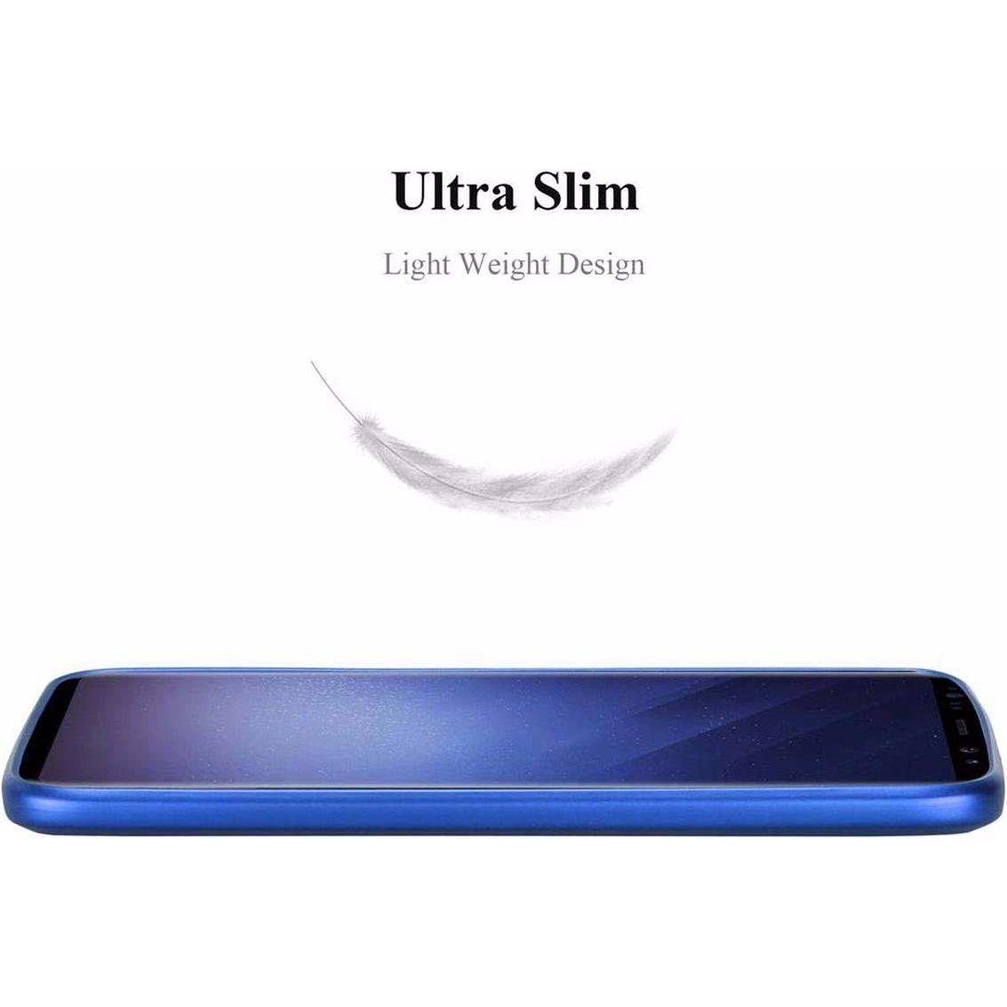 Thumbnail - Cadorabo TPU Matt Metallic Cover (Samsung Galaxy S9+), Smartphone Hülle, Blau