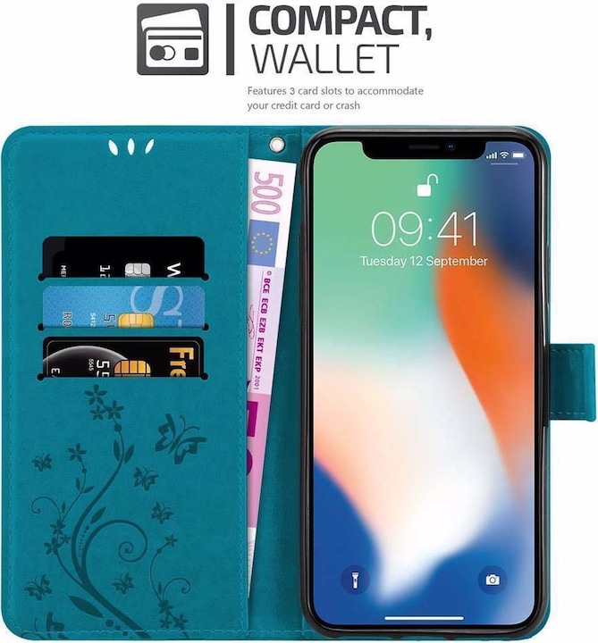 Produktbild Cadorabo Flower Book Cover (Apple iPhone XR)