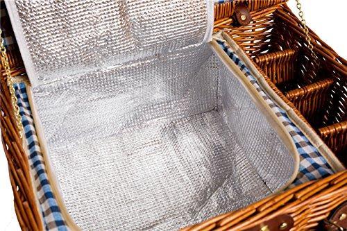 Immagine prodotto EGenuss Cestino da picnic fatto a mano