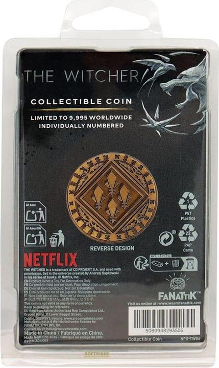 Produktbild Fanattik The Witcher Sammelmünze Toss a Coin to Your Witcher Limited Edition