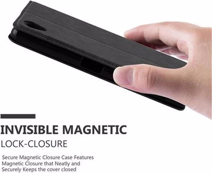 Actual product image Cadorabo Book Invisible Magnet Cover (Sony Xperia X Performance)