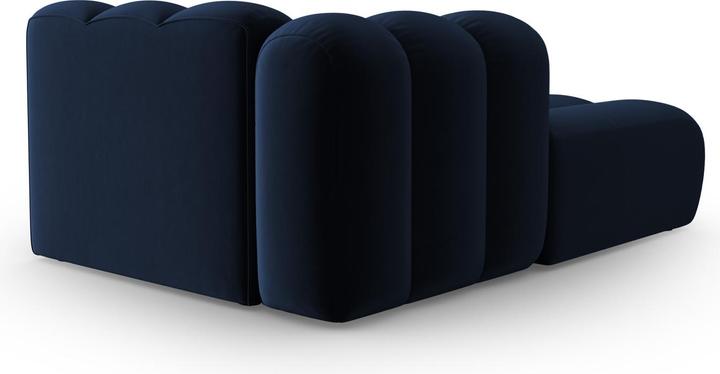 Image du produit Micadoni Velours Méridienne Gauche, "Lupine", 2 Places, 117x177x70Fabriqué en Europe (Recamière)