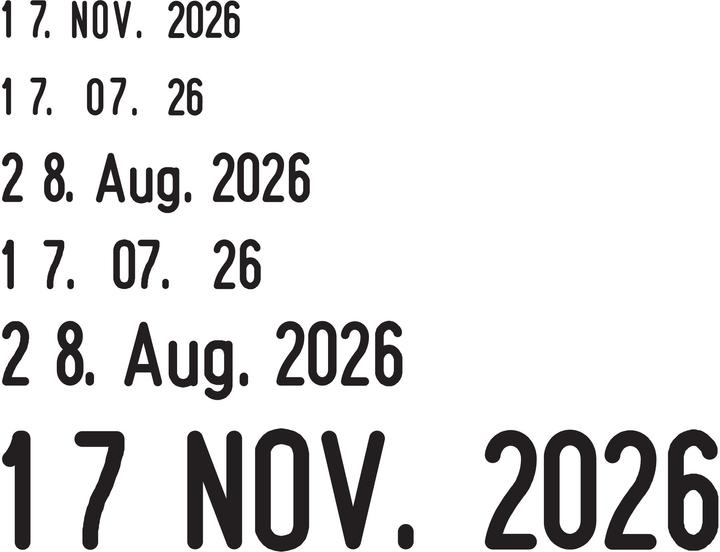 Image du produit Trodat Dateurs 1000 / 1010 / 1020