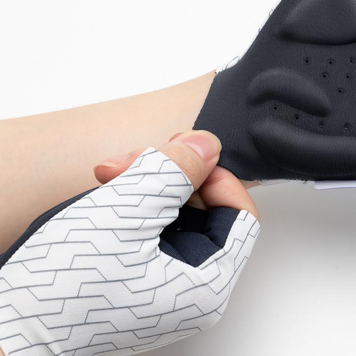 Produktbild Rockbros MTB cycling gloves size: L - white and black (L)