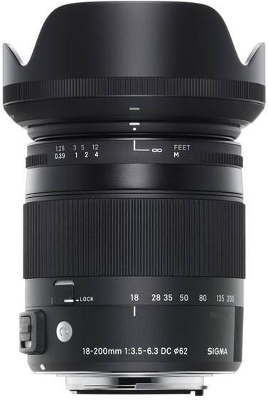 Produktbild Sigma 18-200mm f/3,5-6,3 DC Makro OS HSM (C), Nikon F DX (Nikon DX, APS-C / DX)