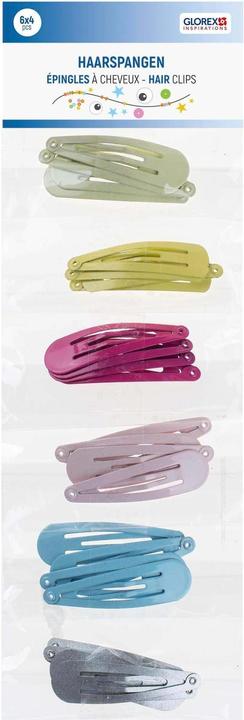 Glorex Hair clip set 24pcs assorted