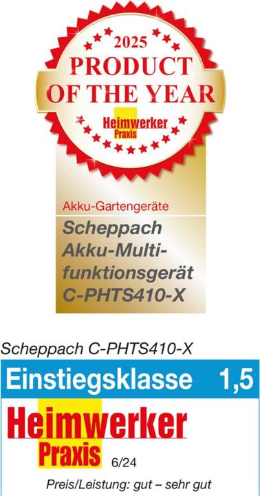 Produktbild Scheppach Akku-Multifunktionsgerät C-PHTS410-X (DIY) (Akkubetrieb)