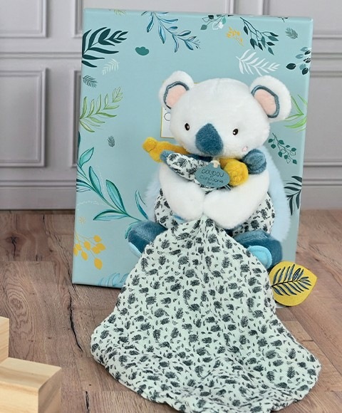 Actual product image Doudou et Compagnie Koala gift set