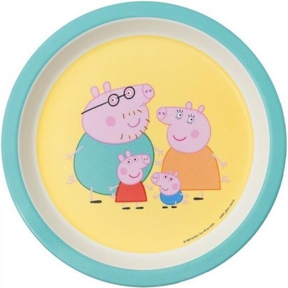 Immagine prodotto Petit Jour Paris Piatto in melamina Maison Petit Jour, genitori di Peppa Pig