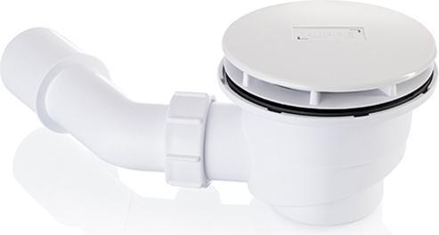 Actual product image Hüppe Purano drain set, with drain cap, round, for Purano shower tray (Drainage set)