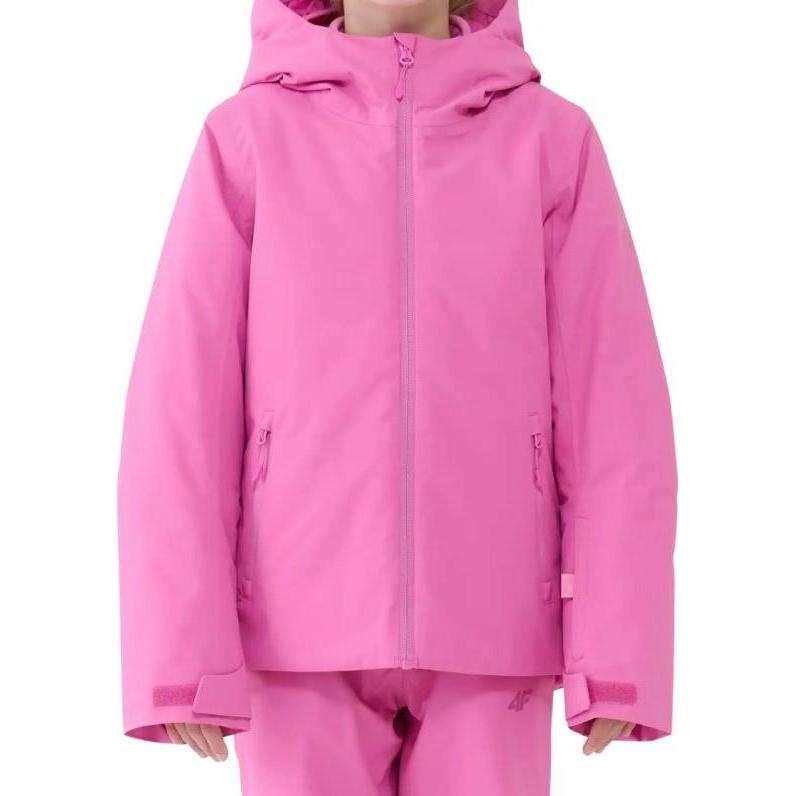4F, Bambine, Giacca da sci, fuchsiafarbene Skijacke für Mädchen (152), Pink, 152