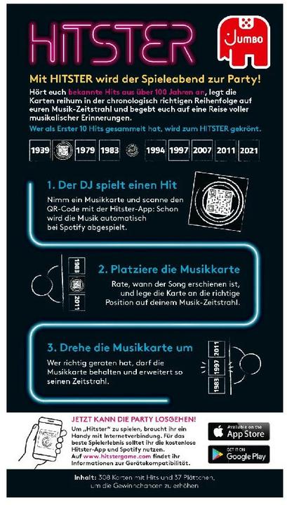 Produktbild Jumbo Hitster (Deutsch)