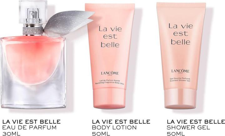 Actual product image Lancôme La Vie est Belle Eau de Parfum 30ml + Body Lotion 50ml + Gel Douche 50ml (Eau de parfum, 130 ml)