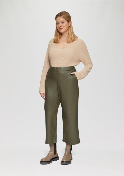 Produktbild S.Oliver Hose Culotte aus Lederimitat mit Nahtdetails (50)