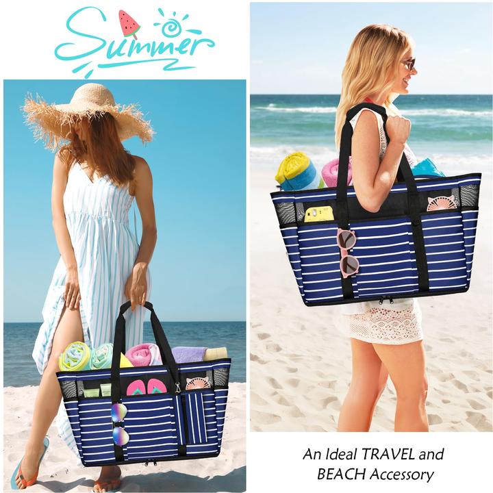 Produktbild Only-Bags.Store Grosse leichte Strandtasche Schwimmbadtasche