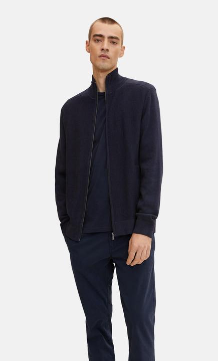Produktbild Tom Tailor Jacke Strickjacke mit Stehkragen und seitlichen Eingrifftaschen (S)