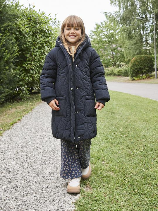 Actual product image Vertbaudet Mädchen Steppmantel mit Webpelz-Kapuze