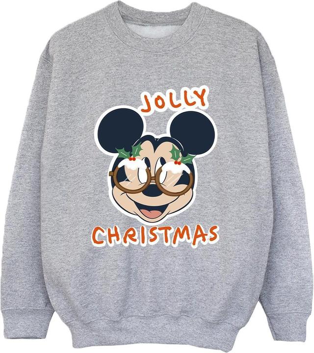 Produktbild Disney Mickey Mouse Jolly Christmas Glasses Sweatshirt Jungen (140, 146)