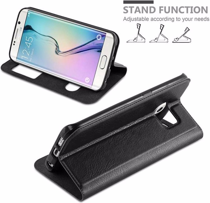 Produktbild Cadorabo Book mit View Doppelfenster Cover (Samsung Galaxy S6 Edge+)