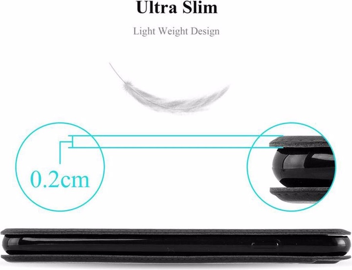 Produktbild Cadorabo Book mit View Doppelfenster Cover (Samsung Galaxy S6 Edge+)