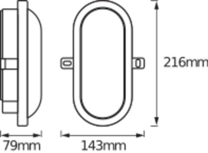 Produktbild Ledvance Led Bulkhead (800 lm)