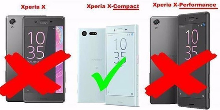 Actual product image Cadorabo Book Invisible Magnet Cover (Sony Xperia X Compact)