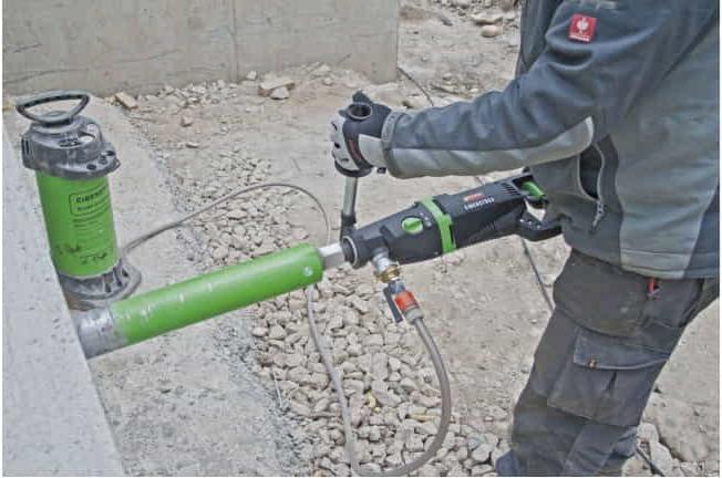 Actual product image Eibenstock Diamond wet/dry core drilling machine ETN 162/3