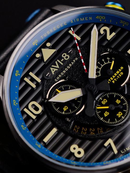 Immagine prodotto AVI-8 AV-4109-03 Flyboy Spirit of Tuskegee Limited (Cronografo)