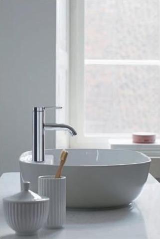 Produktbild Duravit Aufsatzbecken LUV o ÜL m HLB 600x400mm 1 HL gr seidenmatt (400 mm, 600 mm)