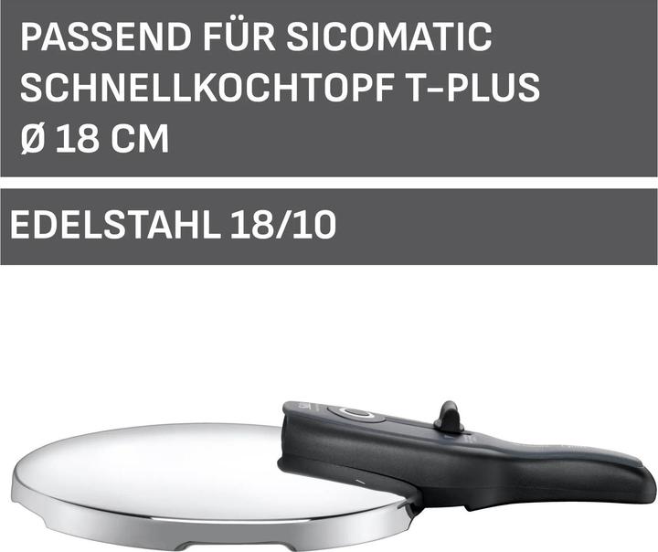 Produktbild Silit Deckel zu Sicomatic (18 cm, Metall)