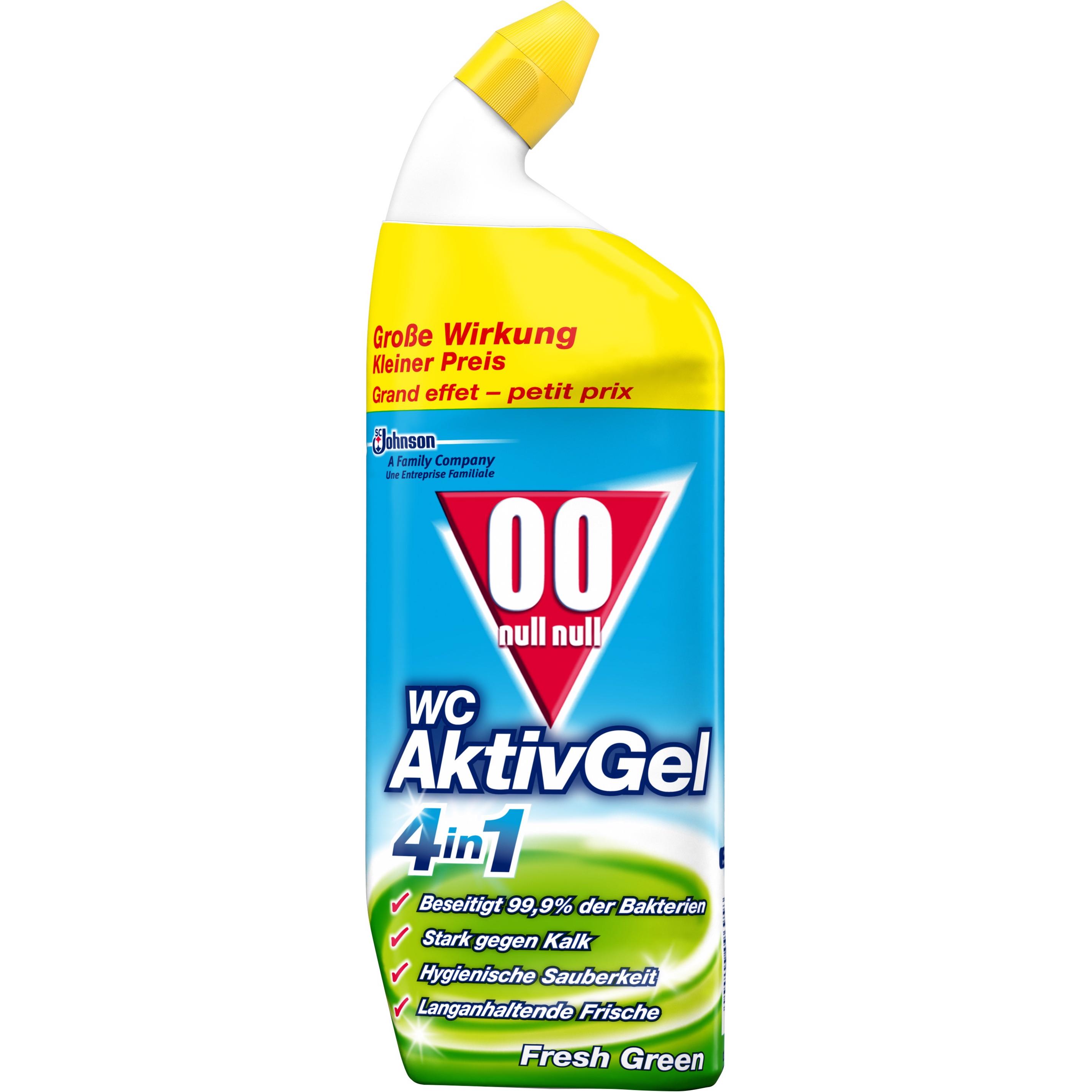 Null Null WC AktivGel 4in1 Fresh Green, Reinigungsmittel