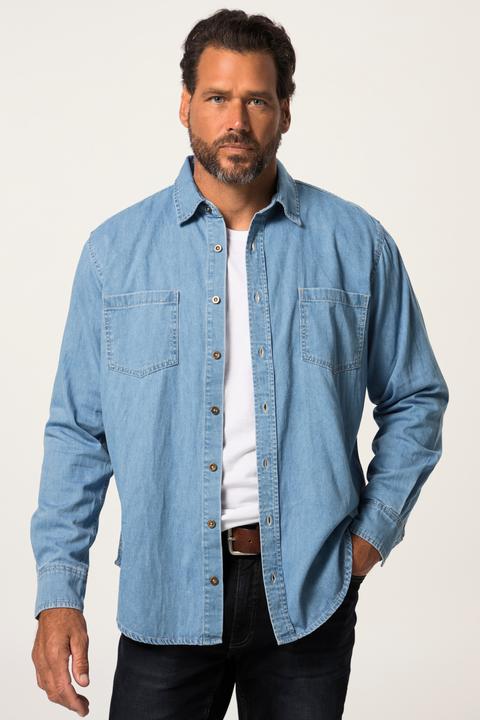 Immagine prodotto JP1880 Jeanshemd, Langarm, Kentkragen, Modern Fit (6XL)