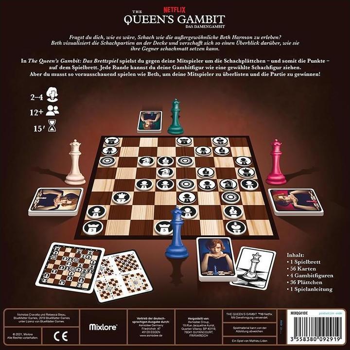 Actual product image Asmodée Queen's Gambit The Board Game (German)