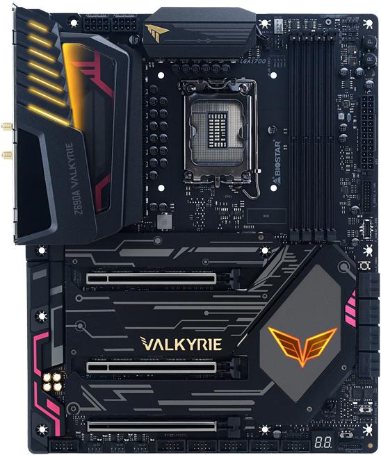 Produktbild Biostar MB Z690A VALKYRIE Z690,S1700DDR4,Intel (LGA 1700, Intel Z690H, ATX)