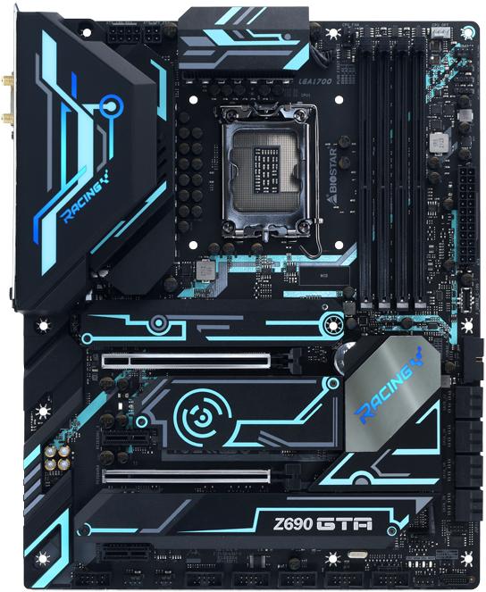 Actual product image Biostar MB Z690 GTA Z690,S1700DDR4,Intel (LGA 1700, Intel Z690H, ATX)