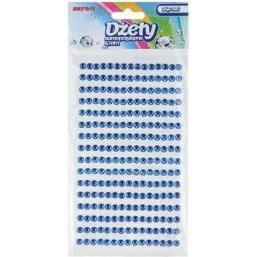 Brewis Selbstklebende Strasssteine ​​blau 4mm 240 Stk