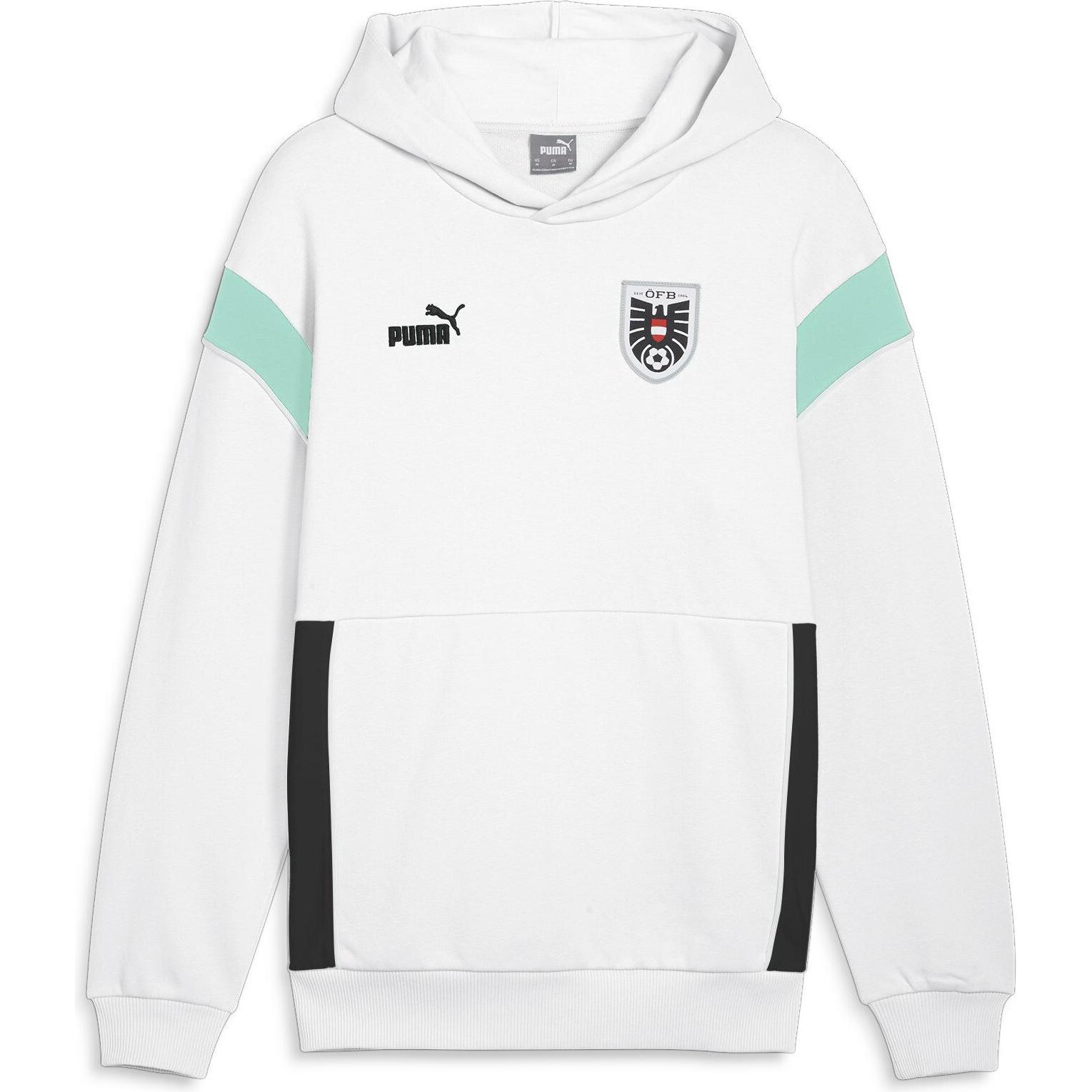 Puma, Herren, Pullover, ÖFB FtblArchive Hoodie, Weiss, (XL)