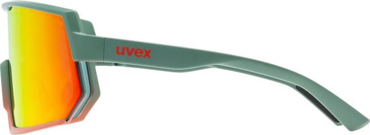 Uvex Sports sportstyle 235 (Moss grapefruit mat-mirror red, Miroir Rouge)